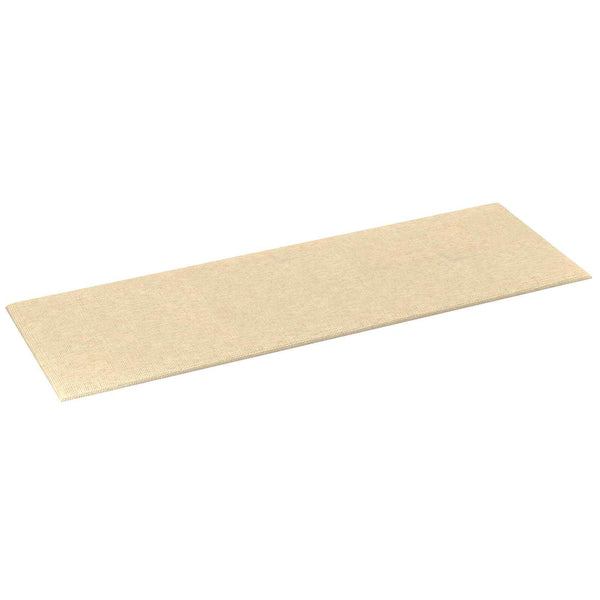 Wandpaneele Creme Stoff 90x30cm, 12 Stk.