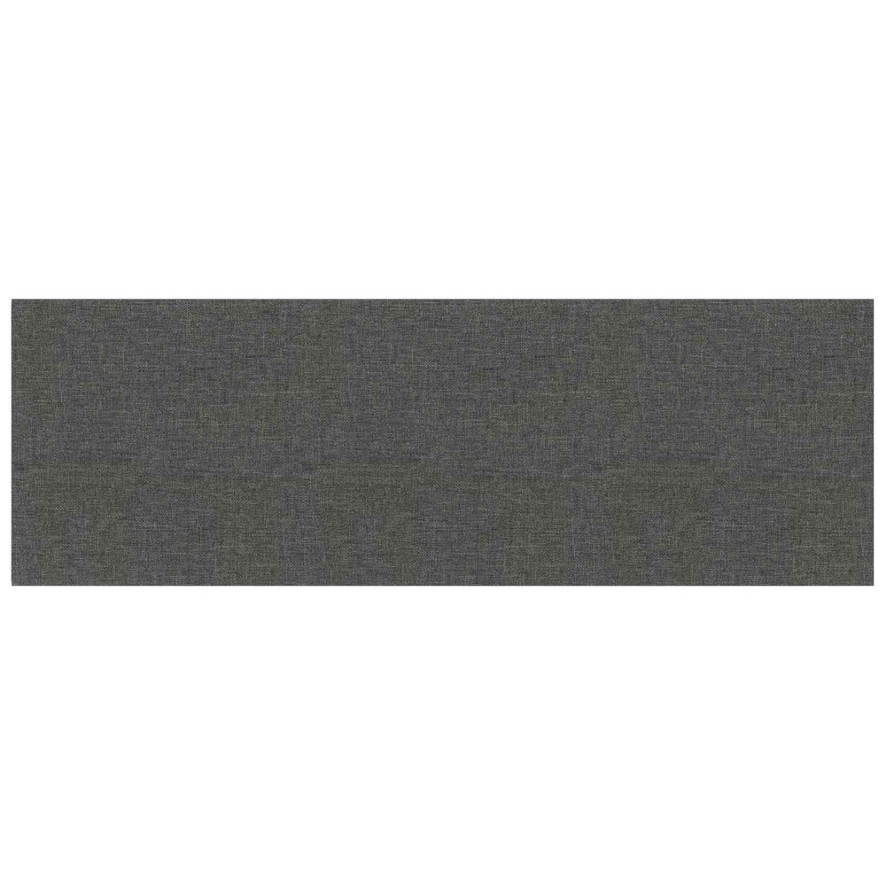 Wandkopfteile Dunkelgrau Stoff 90x30cm, 12er Set