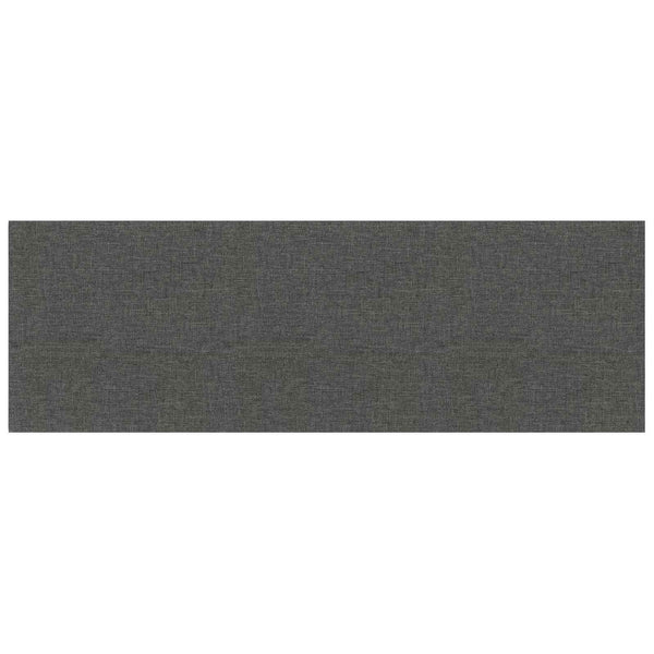 Wandkopfteile Dunkelgrau Stoff 90x30cm, 12er Set