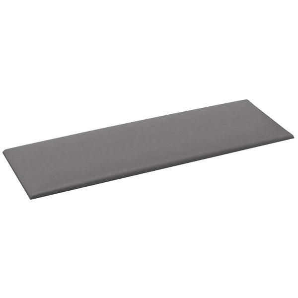 Wandpaneele Grau Stoff 90x30cm, 12er Set