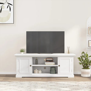 TV-Schrank Weiß 110 cm Holz