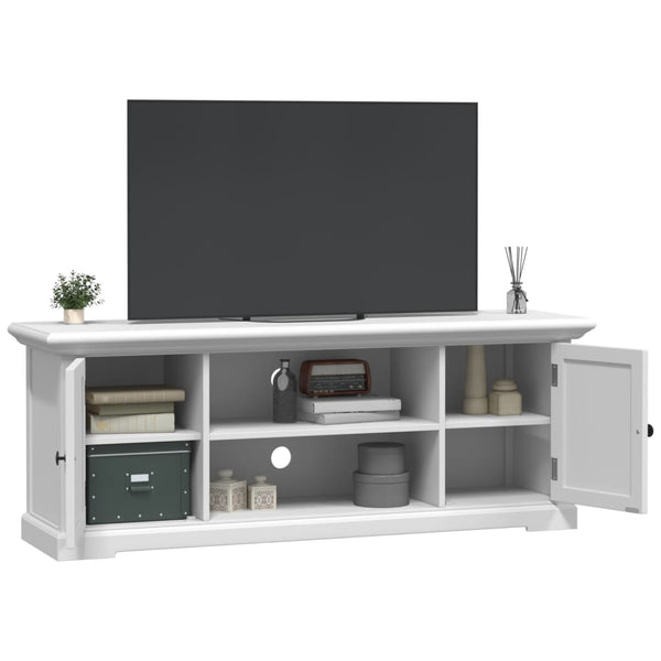 TV-Schrank Weiß 110 cm Holz