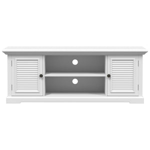 TV-Schrank Weiß 110 cm Holz