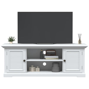 TV-Schrank Weiß 110 cm Holz
