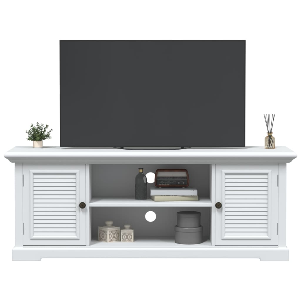 TV-Schrank Weiß 110 cm Holz