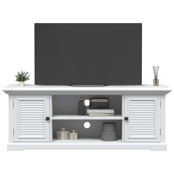 TV-Schrank Weiß 110 cm Holz