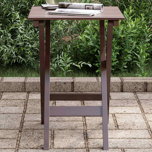 Klappbarer Beistelltisch Braun Pappelholz