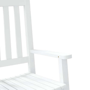 Weißer Schaukelstuhl für Kinder