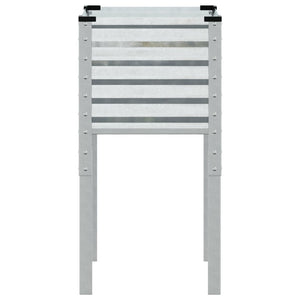 vidaXL Jardinière de jardin 45 x 45 x 88 cm Acier galvanisé