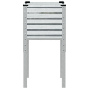 vidaXL Jardinière de jardin 45 x 45 x 88 cm Acier galvanisé