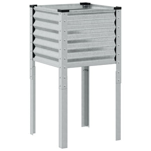 vidaXL Jardinière de jardin 45 x 45 x 88 cm Acier galvanisé
