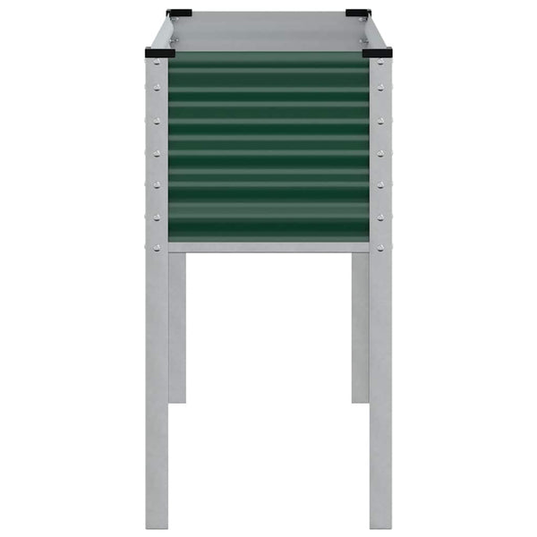 Grünes Stahl Garten Pflanzgefäß 100cm