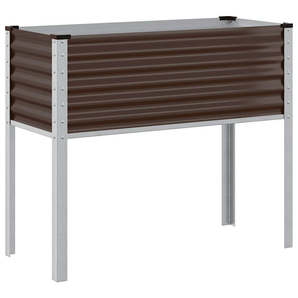 Pflanzgefäß Braun 100x45x90cm Stahl