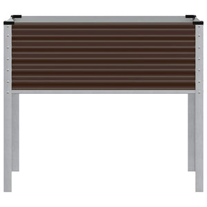 Pflanzgefäß Braun 100x45x90cm Stahl