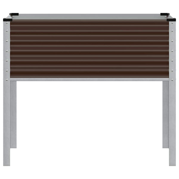 Pflanzgefäß Braun 100x45x90cm Stahl