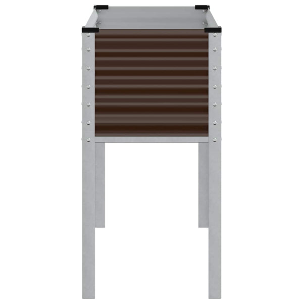 Pflanzgefäß Braun 100x45x90cm Stahl