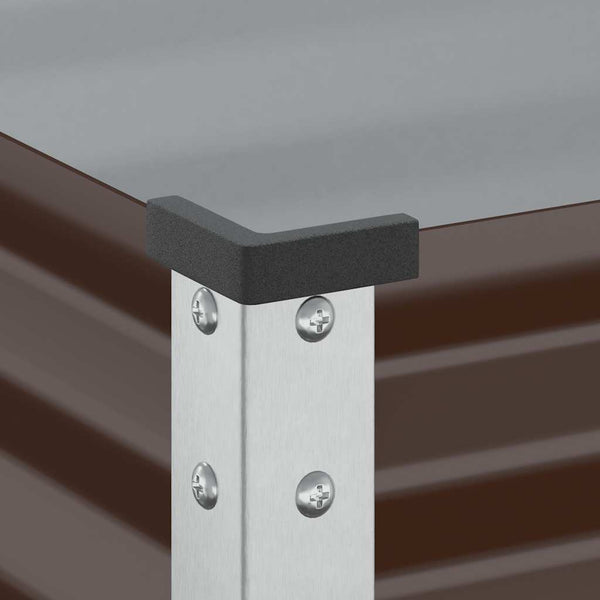 Pflanzgefäß Braun 100x45x90cm Stahl