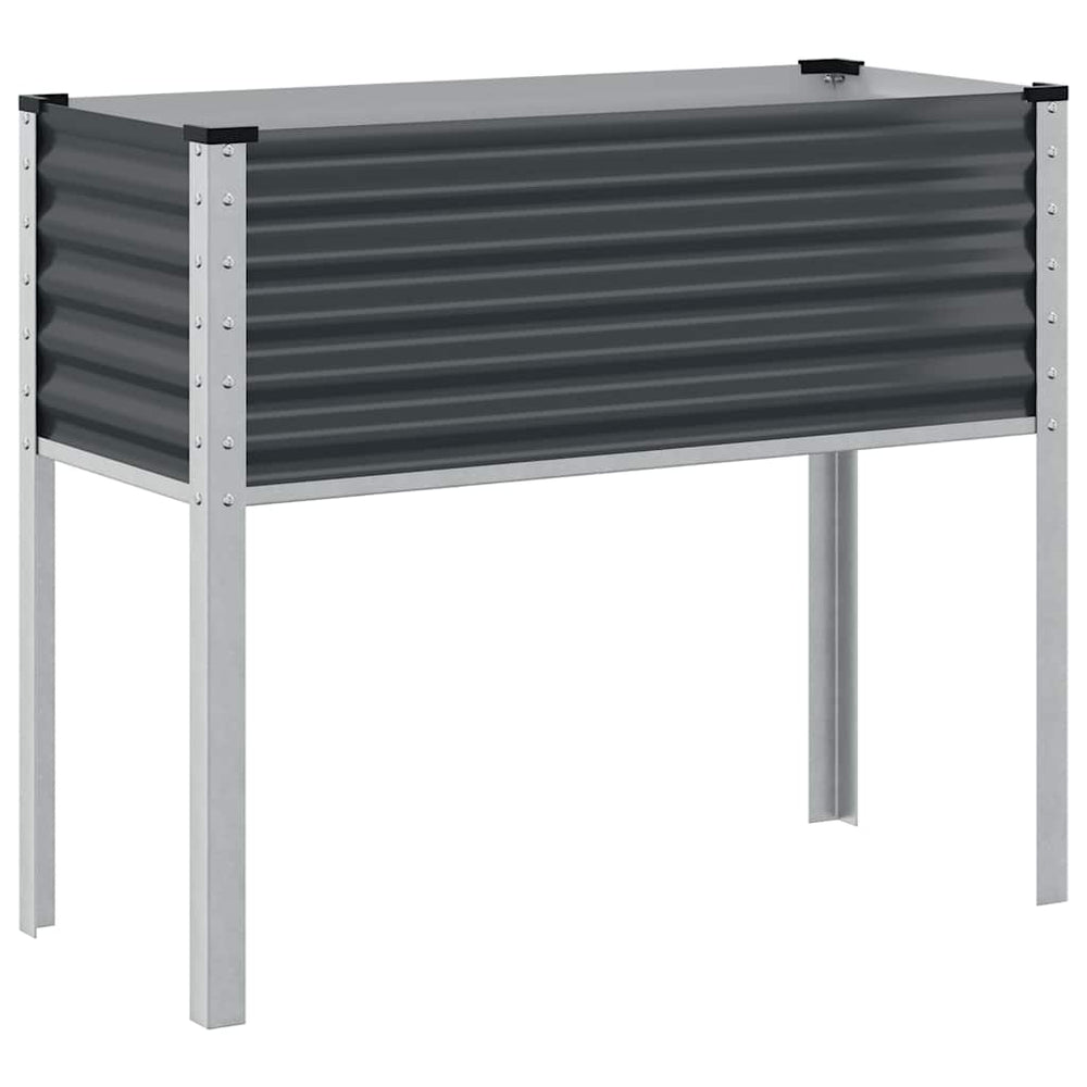 Anthrazit Pflanzgefäß 100cm Stahl