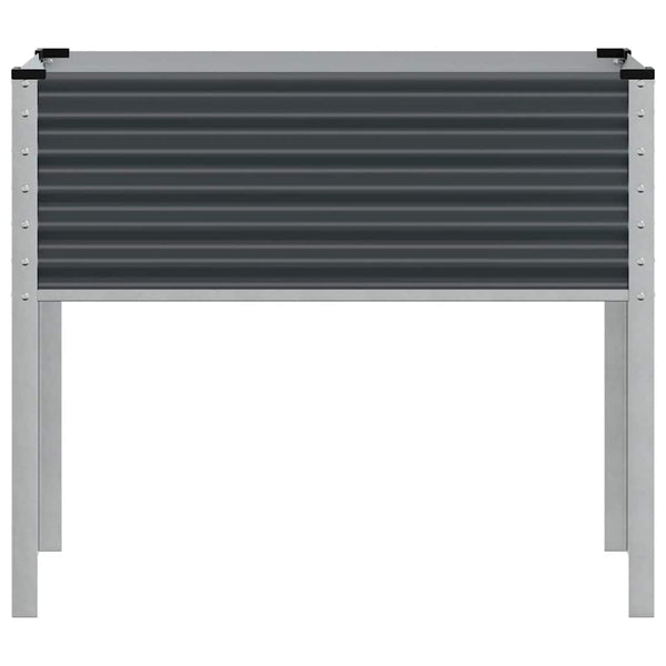 Anthrazit Pflanzgefäß 100cm Stahl