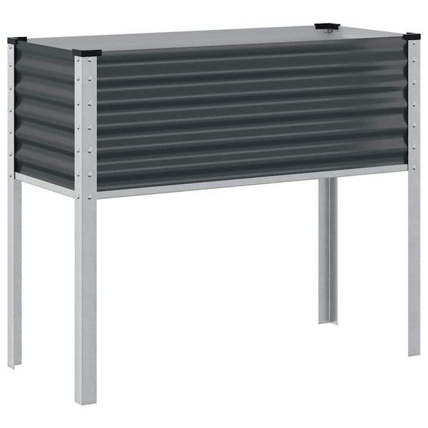 Anthrazit Pflanzgefäß 100cm Stahl