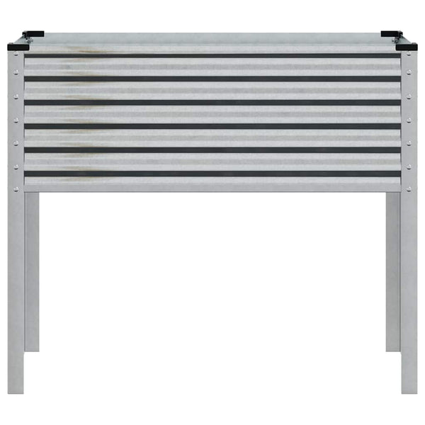 Verzinktes Stahl Garten Pflanzgefäß 100x45x90cm