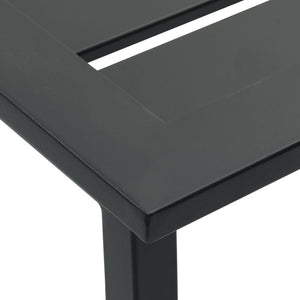 Barhocker 4er Set Schwarz Stahl