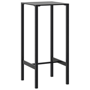 Schwarzer Bartisch 50x50x110 cm