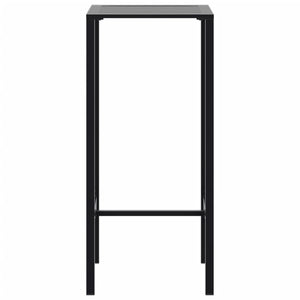 Schwarzer Bartisch 50x50x110 cm