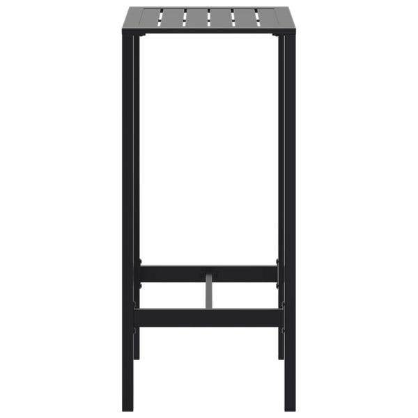 Schwarzer Bartisch 50x50x110 cm