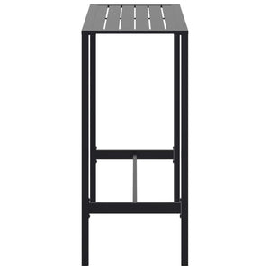 Schwarzer Bartisch 100x50x110 cm