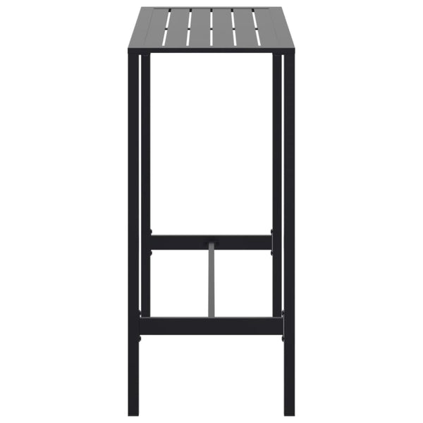 Schwarzer Bartisch 100x50x110 cm