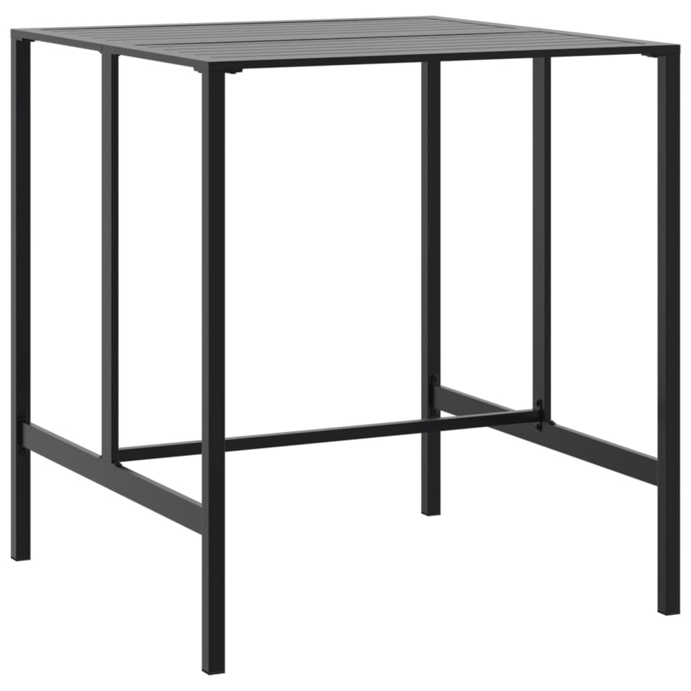 Schwarzer Bartisch 100x100x110 cm