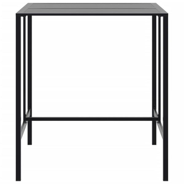 Schwarzer Bartisch 100x100x110 cm
