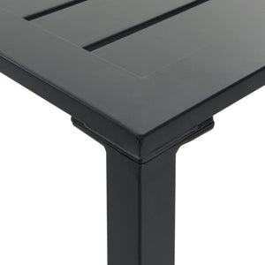 Schwarzer Bartisch 100x100x110 cm
