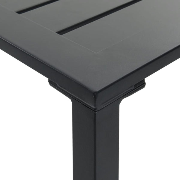 Schwarzer Bartisch 100x100x110 cm
