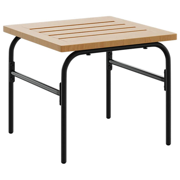Satztische 2er Set Stahl Braun Schwarz