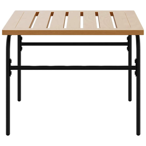 Satztische 2er Set Stahl Braun Schwarz