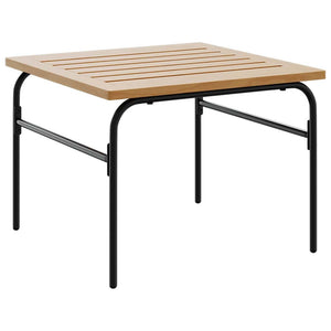 Satztische 2er Set Stahl Braun Schwarz
