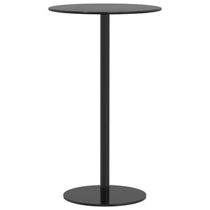 Runder Gartentisch Schwarz Ø60x105 cm