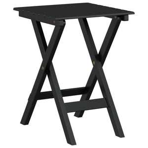 Schaukelstühle mit Tisch, Schwarz, 2er Set