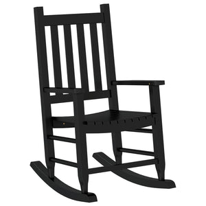Schaukelstuhl Kinder 2er Set Schwarz