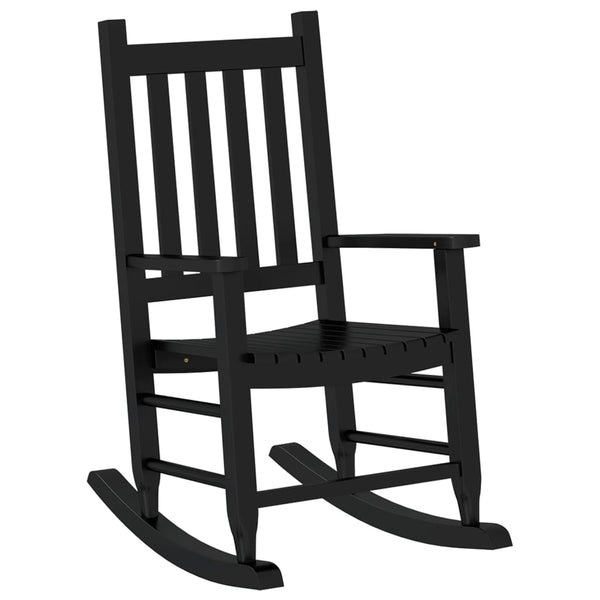 Schaukelstuhl Kinder 2er Set Schwarz