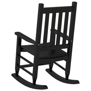 Schaukelstuhl Kinder 2er Set Schwarz