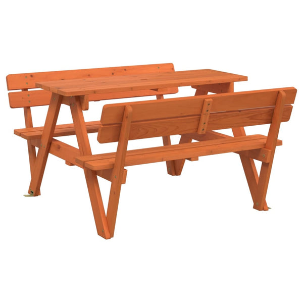 Picknicktisch Kinder mit Sonnenschirm, Tanne