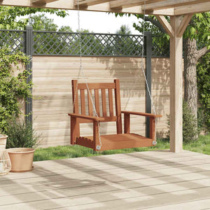 Garten Hängestuhl Braun Tanne Massivholz