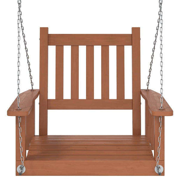 Garten Hängestuhl Braun Tanne Massivholz