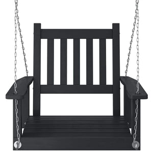 Garten Hängesessel Schwarz Tanne Massivholz