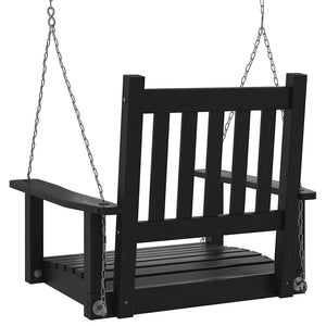 Garten Hängesessel Schwarz Tanne Massivholz