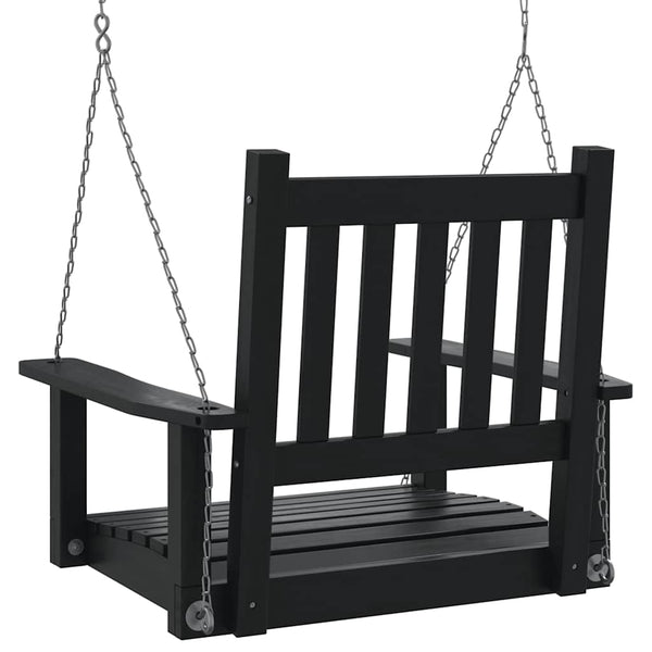 Garten Hängesessel Schwarz Tanne Massivholz