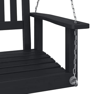 Garten Hängesessel Schwarz Tanne Massivholz